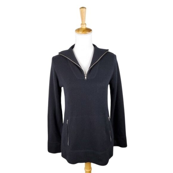 Neiman Marcus Black Cashmere Sweater Size Small - Picture 1 of 6